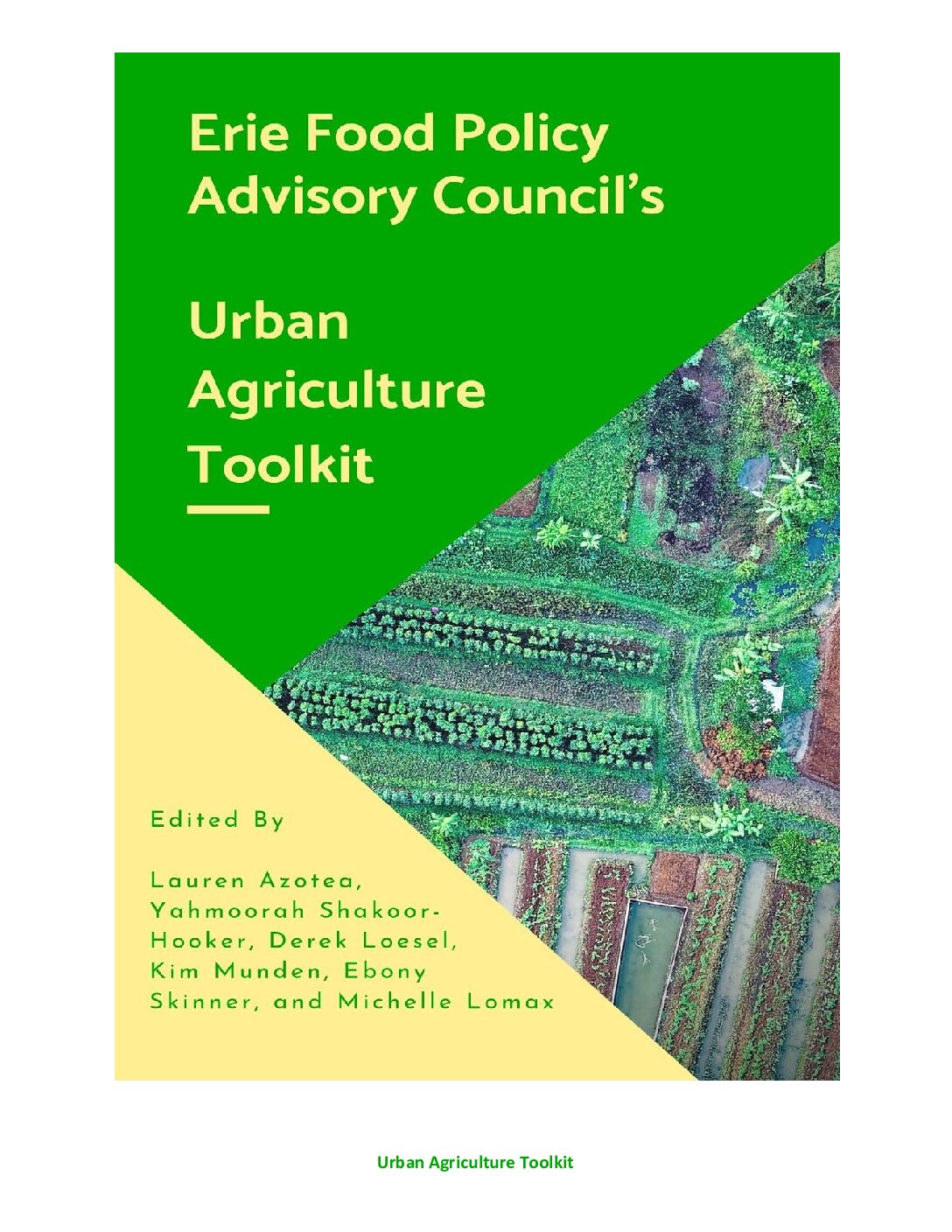 Erie FPAC Urban Agriculture Toolkit